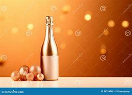 Image result for Gold Champagne Bottle PSD