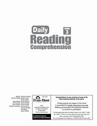 Image result for Reading Comprehension Grade 3 Printable