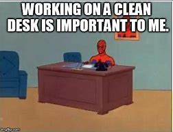 Image result for Computer On Desk Meme