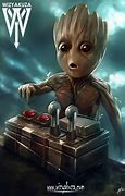 Image result for Groot Don't Press the Button