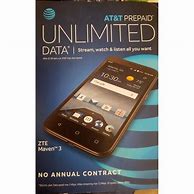 Image result for AT&T Prepaid - ZTE Maven 3 4G LTE with 8GB Memory Prepaid Cell Phone - Black