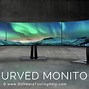 Image result for 3/4 Inch Curved Monitor