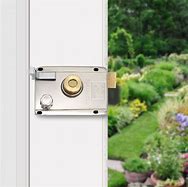 Image result for Push Button Lock for Sliding Glass Door