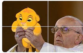 Image result for Pope Simba Meme