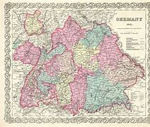 Image result for 1846 Baden Germany Map