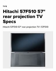 Image result for Hitachi Rear Projection TV