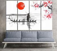Image result for Japanese Canvas Wall Art