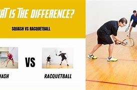 Image result for Racquetball vs Squash Ball
