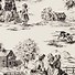 Image result for Black and White Toile Wallpaper