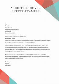 Image result for Architect Director Cover Letter