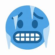Image result for Cold Face Emoji iPhone