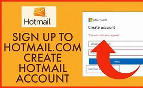 Image result for Hotmail Email Sign Up New Account