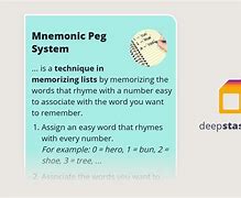 Image result for Mnemonic Peg System