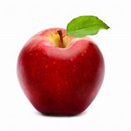 Image result for Red Apple with Green Leaf