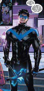 Image result for Nightwing Suit Wings