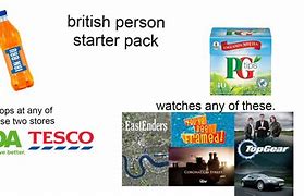 Image result for British Starter Pack