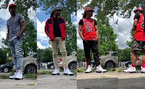 Image result for Jordan 5 Fire Red How to Dress