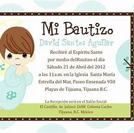 Image result for Invitaciones De Bautizo Para Nino