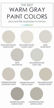 Image result for Light Warm Grey Paint Color