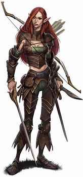 Image result for Pathfinder Female Elf Ranger