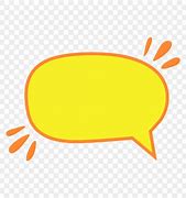 Image result for Yellow Speech Bubble with No Background