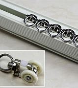 Image result for Curtain Track Rollers