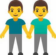 Image result for Men Holding Hands Emoji