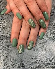 Image result for Acrylic Nail Art Green