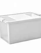 Image result for White Plastic Storage Boxes