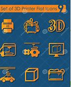 Image result for 3D Printer Icon Colorful