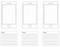 Image result for Printable iPhone Wireframe Templates