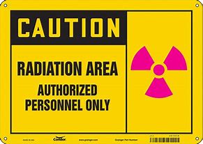 Image result for Radiation Safety Signs