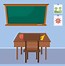 Image result for Wooden Teacher Desk Vector