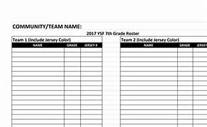 Image result for Google Sheets Roster Template