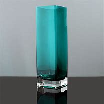 Image result for Teal Glass Wall Vase