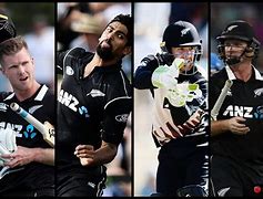 Image result for New Zealand Cricket Team Pictures with Tropy