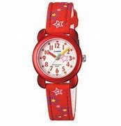 Image result for Casio Red Black Watch Kids