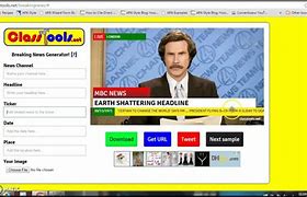 Image result for Breaking News Generator