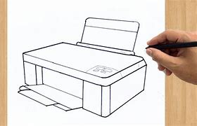 Image result for Printer Drawing Using Shape