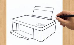 Image result for Types of Printer Drawing