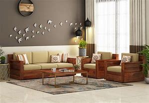 Image result for Wood Sofa Interior Design