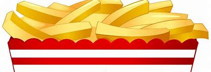 Image result for Clip Art of French Fries