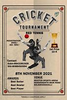 Image result for Tennis Cricket Tournament Poster