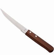 Image result for Wood Handle Steak Knife