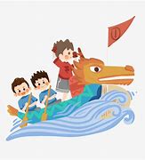 Image result for Cartoon Dragon Boat Rowers