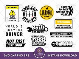 Image result for Funny Vinyl Sticker Car Decals SVG