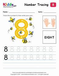 Image result for Number 8 Tracing Workseets