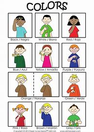 Image result for signs languages color