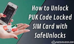 Image result for PUK Code Unlock Sim Me TruConnect