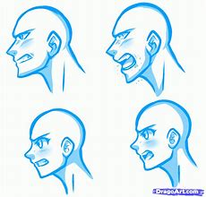 Image result for Angry Side Profile Drawing
